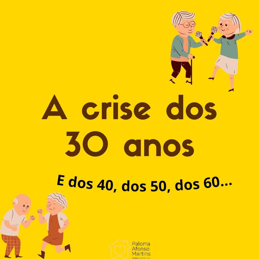 Post no Instagram sobre 'A crise dos 30 anos'